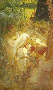 Anders Zorn kvarleksnymf oil painting artist